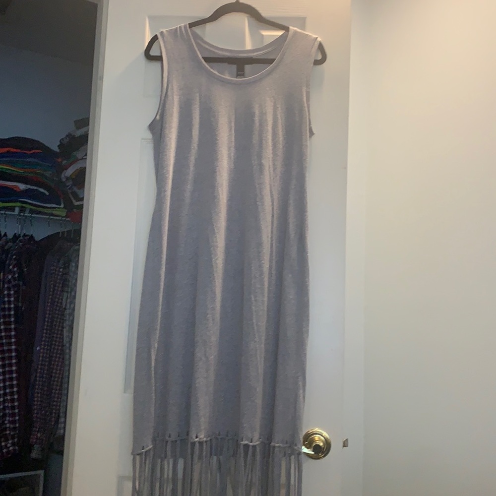 Grey dress, like new size medium
